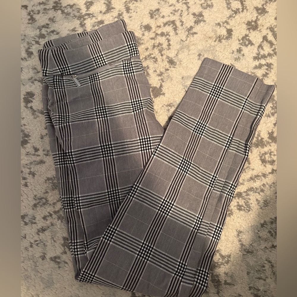 Calvin Klein size XS plaid work pants